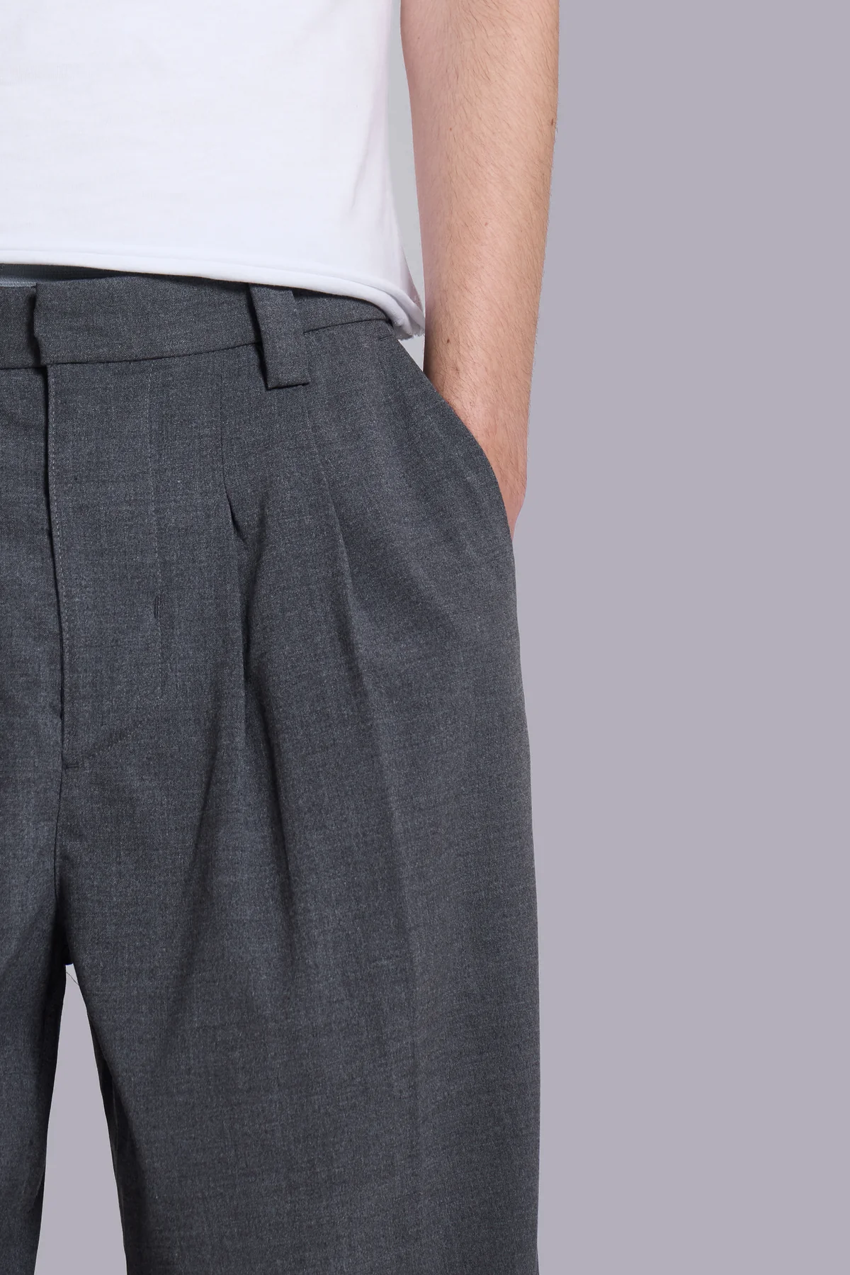 TEXTURED TROUSERS
