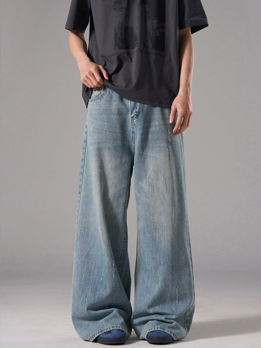 BLUE FLARED DENIM