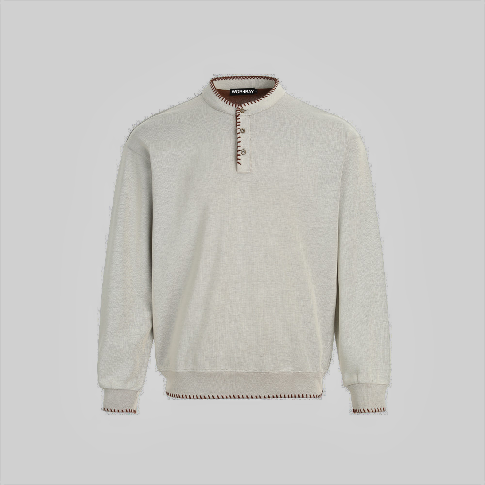 KNIT SWEATSHIRT