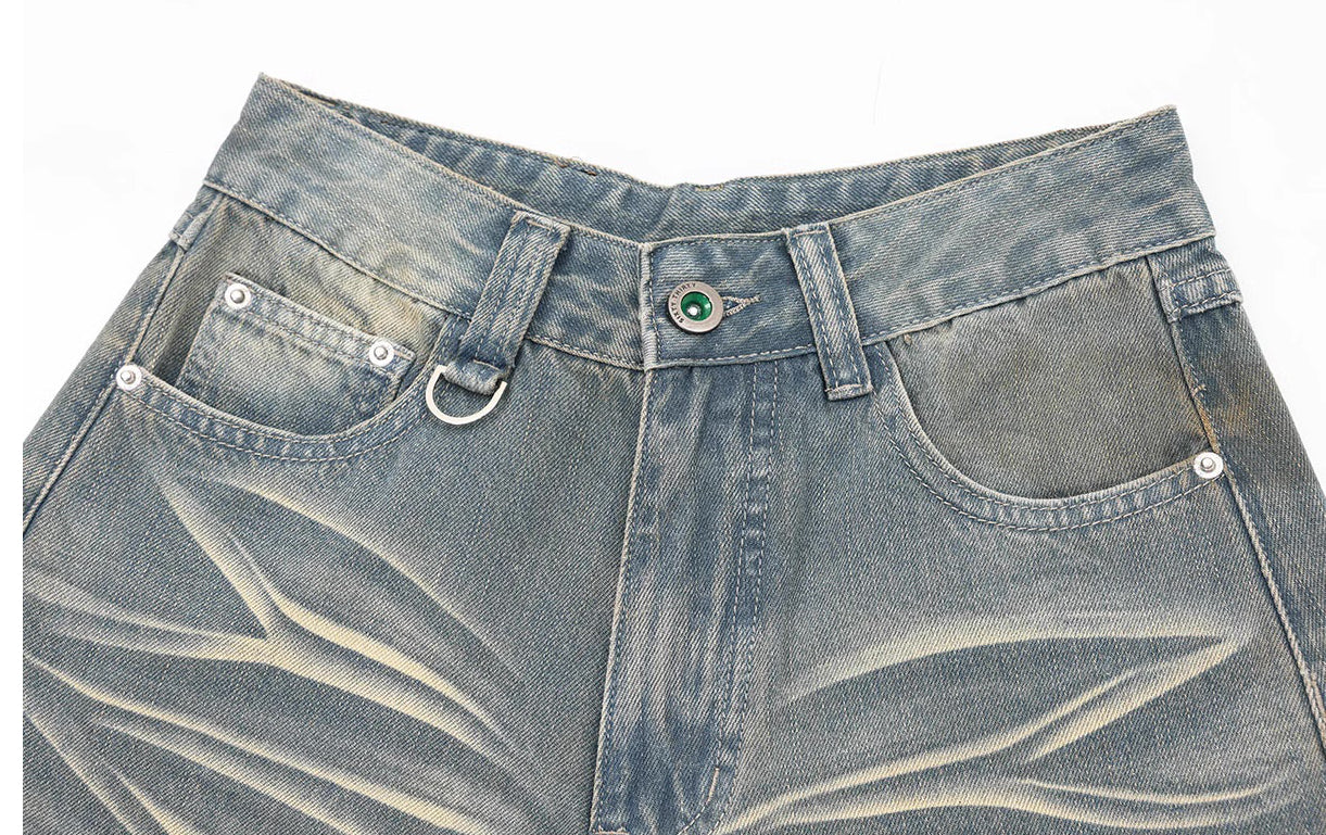 American Vintage Wide Leg Jorts Short Jeans