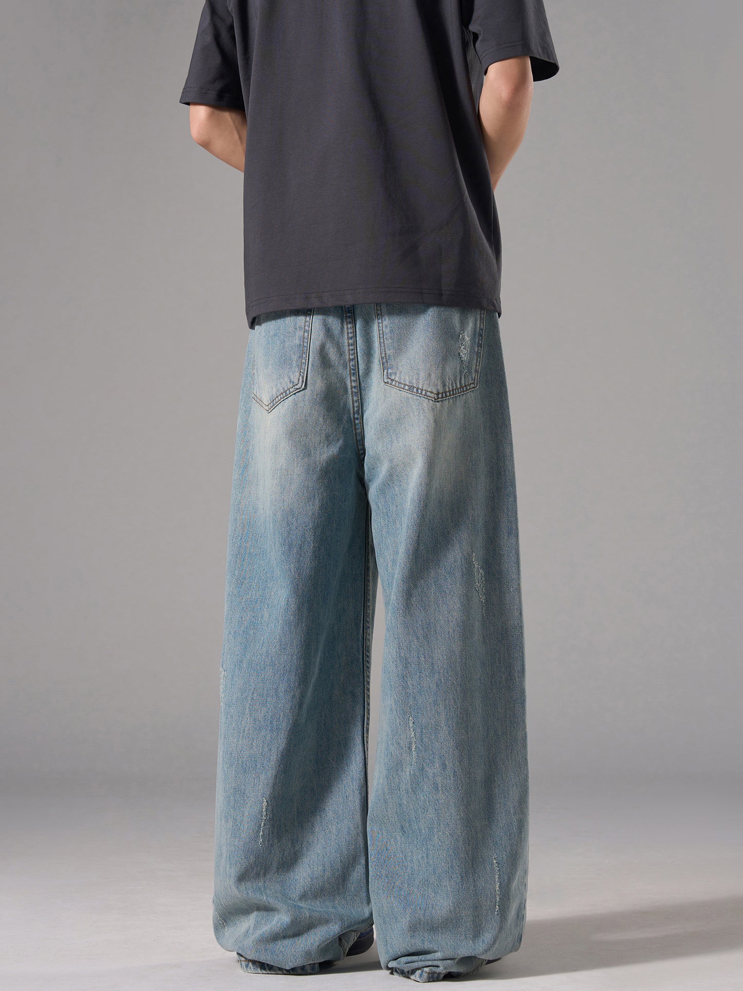 BLUE FLARED DENIM