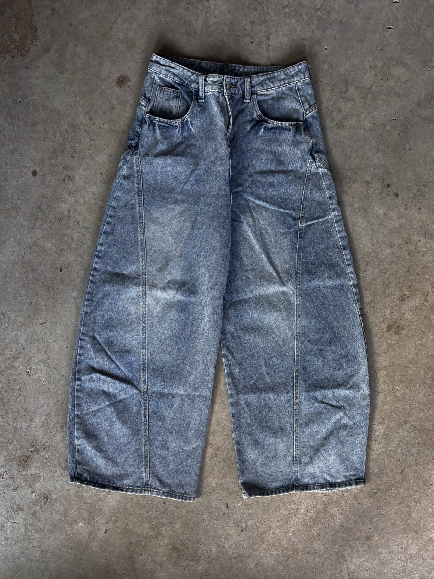 BLUE FLARED DENIM