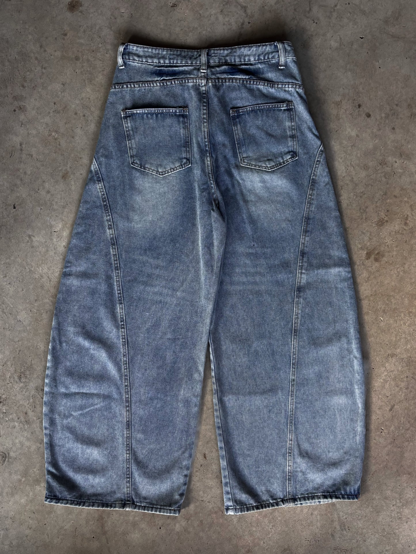 BLUE FLARED DENIM
