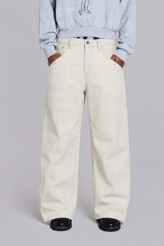 BAGGY CREMES JEANS