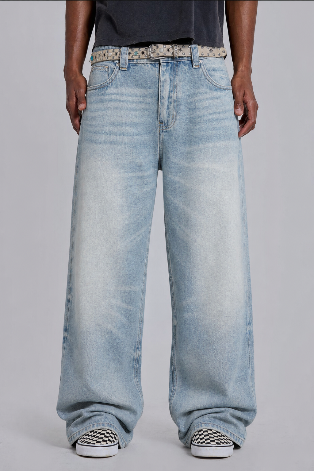 BLUE FLARED DENIM