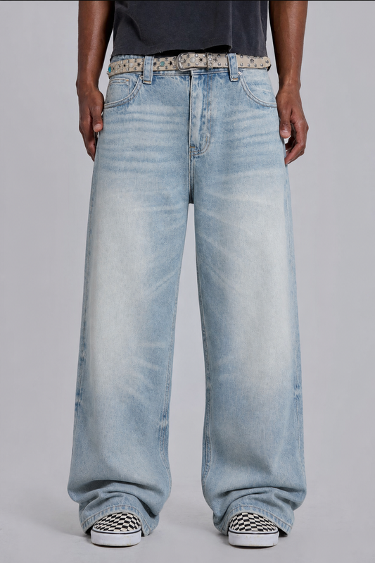 BLUE FLARED DENIM
